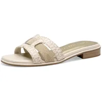Marco Tozzi Damen Pantoletten Elegant Sommer, Beige (Cream Comb),