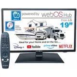19" Smart TV (webOS Von LG) HD 12V 24V 240V Freeview & SAT Tuner, Magic Remote