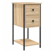 vidaXL Nachtschrank Sonoma-Eiche 32 x 42 x 70 cm Braun