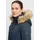 Oxmo Wintermantel Parka Mantel mit Kapuze - Blau / XS