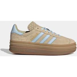 adidas Gazelle Bold Stone Khaki / Crystal Sky / Gold Metallic 39 1/3