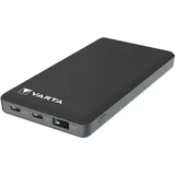 Varta Power Bank 10000mAh, Powerbank Power on Demand mit 3 Anschlüssen (1x USB A, 2x USB C), kompatibel mit Tablets & Smartphone, in umweltschonender Verpackung
