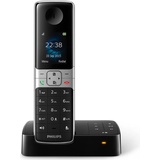 Philips D6351B/38 DECT Telefon Schnurlostelefon mit Anrufbeantworter