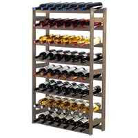 Proregal Weinregal 118 x 72 x 25 cm Braun
