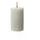 uYuni LED Kerze Thea mit Rillen Timer bis 400Std. H: 10,1cm in weiß | Gr.: onesize