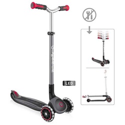 GLOBBER Master Lights Roller schwarz-rot