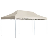 VidaXL Profi-Partyzelt faltbar 3 x 6 m creme