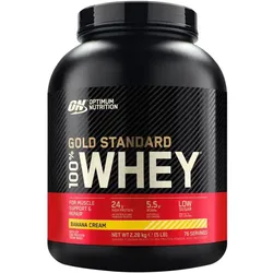 Optimum Nutrition 100% Whey Gold Standard (5lbs) Banana Cream One Size