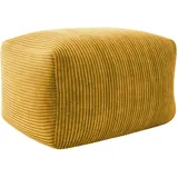 Mirjan24 Sitzsack, Gelb, Textil, Rechteckig, 60x40x70 cm, Wohnzimmer, Hocker, Sitzsäcke, XXL Sitzsäcke