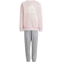 Adidas Essentials Logo French Terry Jogginganzug Kinder IX7364 - sandy pink 128