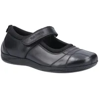 Hush Puppies - Mädchen Schul-Uniform-Schuhe "Clara", Leder FS7395 (28 EU) (Schwarz) - Schwarz - 28