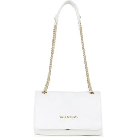 Valentino Ocarina Schultertasche Kunstleder Gold/Weiß