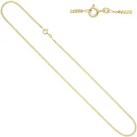 Goldkette JOBO, gelb (gelbgold 585), Halsketten, Damen, Gelbgold 585, L: 50cm, Panzerkette 585 Gold 50 cm 2,1 mm