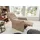 Livetastic Fernsehsessel Nino Textil 76 x 106 x 94 cm Hellbraun mit Relaxfunktion