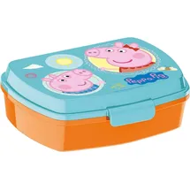 Peppa Pig Kinder Brotdose Having Fun, Blau/Orange