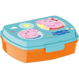 Peppa Pig Kinder Brotdose Having Fun, Blau/Orange