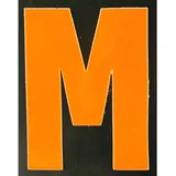 CONACORD - Reflektierender Klebebuchstabe M Orange M Klebebuchstaben & Zahlen