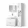 livinity® Ronco 3-tlg. Weiß Hochglanz