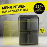 GOURMETmaxx Heißluft-Fritteuse 2400W schwarz