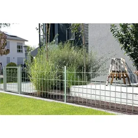 GAH Alberts Vorgartenzaun 200 x 74 cm Silber/Stahl