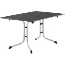 Sieger Boulevard-Klapptisch mit vivodur-Platte 140 x 90 x 73 cm graphit/schieferdekor anthrazit