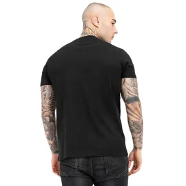 TapouT Herren T-Shirt normale Passform Splashing schwarz|rot 2XL