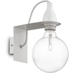 Ideal Lux Wandleuchte MINIMAL AP1, 1-flammig, E27, Weiß IDEA-045191