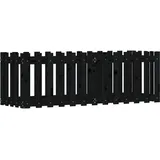 vidaXL Hochbeet Latten-Design 150 x 50 x 50 cm Schwarz