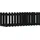 vidaXL Hochbeet Latten-Design 150 x 50 x 50 cm Schwarz