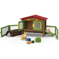 Schleich FARM WORLD | Kaninchenstall 42728 | Set aus