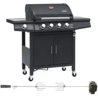 TAINO RED Gasgrill 4+1 mit Drehspieß