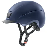 uvex elexxion - robuster Reithelm für Damen und Herren - individuelle Größenanpassung - optimale Belüftung - Blue matt-Blue matt - 59 cm