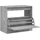 vidaXL Schuhschrank 80 x 42 x 69 cm grau / grau