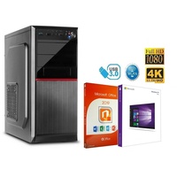 KOMPLETT Büro PC Office 2019 & Windows 10 16GB DDR4 RAM ✔ 250GB SSD ✔ TOP 1