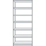 Kerkmann Grundregal Metall 75 x 225 x 60 cm lichtgrau