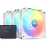 NZXT F120 RGB Core Gehäuselüfter 120mm Weiß 3er Pack