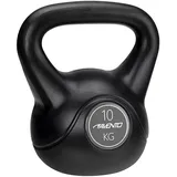 Avento Plastic Concrete 10kg Kettlebell - Black - 10 kg