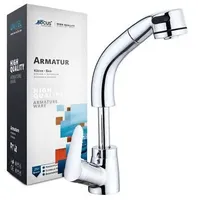 Einhebelmischer Ausziehbar Küchenarmatur Spültisch Küche Brause 360° Wasserhahn