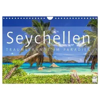 Calvendo Seychellen Traumstrände im Paradies (Wandkalender 2026 DIN A4