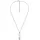 Diesel Kette OVAL D LOGO Edelstahl Silber
