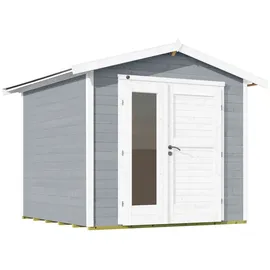 Weka 224 A Gr. 2 Satteldach grau