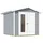 Weka 224 A Gr. 2 Satteldach grau