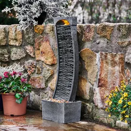 Teamson Home Gartenbrunnen, Schwarz