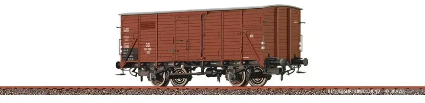 BRAWA H0 49841  - GEDECKTER GÜTERWAGEN GKLM 10 DER DB