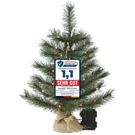 Gartenpirat Künstlicher Weihnachtsbaum 45 cm beleuchtet batteriebetrieben