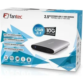 Fantec ALU-25U31 1 x 2,5'' SATA USB 3,1