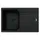 Franke Urban UBG 611-78 links Einbauspüle schwarz 760 x 480 mm Excenterbetätigung