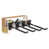 HEYNER® Reifenhalter Wandhalterung Felgenhalterset 4 teilig inkl. 12 M8 Expansionsschrauben (3x4) Reifen Wandhalterung