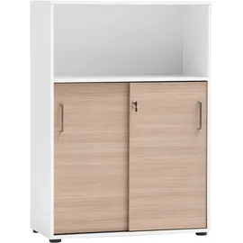 MÖBELPARTNER Metz Aktenschrank 80,1 x 38,2 x 113,4 cm weiß