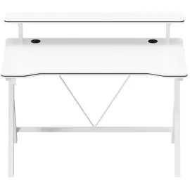 huzaro Gaming-Tisch 120 x 60 cm Weiß